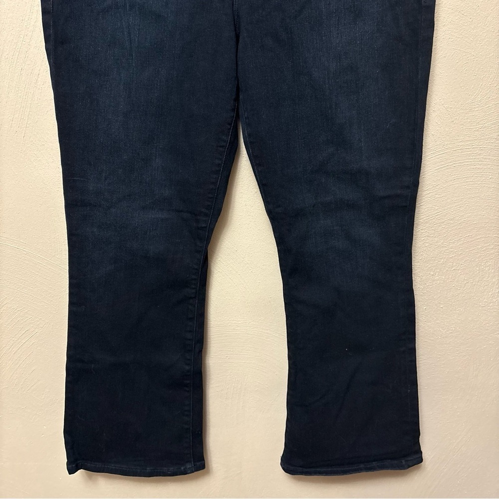 Frame Le Crop Mini Boot High Rise Jeans Marcella Dark Wash Size 33 - Picture 6 of 13
